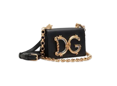 Dolce&Gabbana DG Girls Mini Bag Smooth Cardskin "Black"