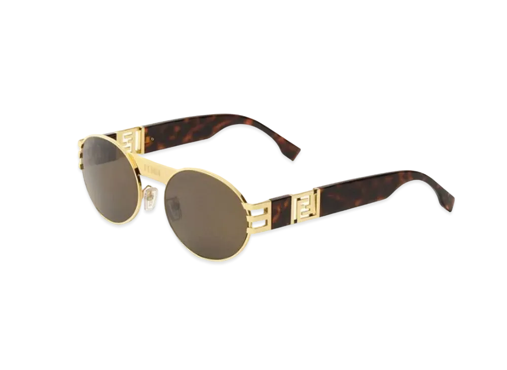 FENDI x Versace Fendace Havana Acetate Sunglasses "Brown"