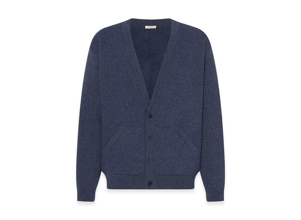 The Row Vonn Cashmere Cardigan "Blue Melange"