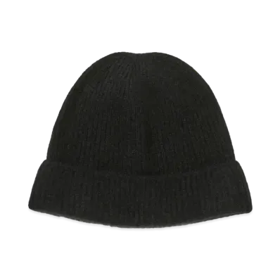 AURALEE Baby Cashmere Knit Cap "Top Black"
