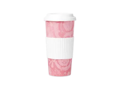 Versace Barocco Travel Mug "Pink/Print"