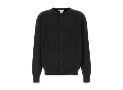 The Row Cashmere Blend Danube Cardigan "Graphite/Gray"