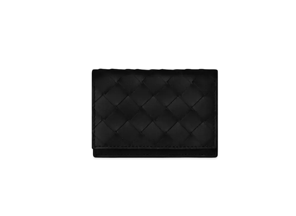 Bottega Veneta Business Card Holder "Black"