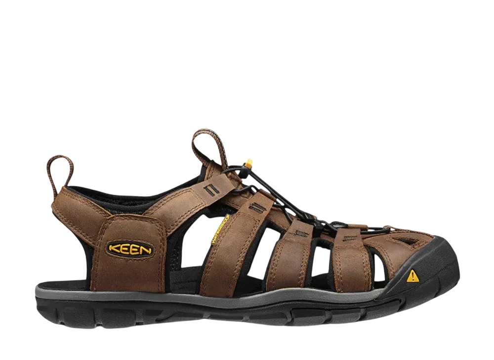 KEEN Clearwater Leather "Dark Earth/Black"
