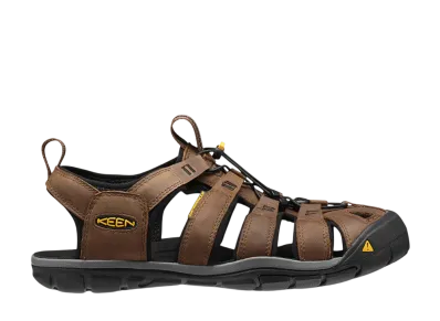 KEEN Clearwater Leather "Dark Earth/Black"