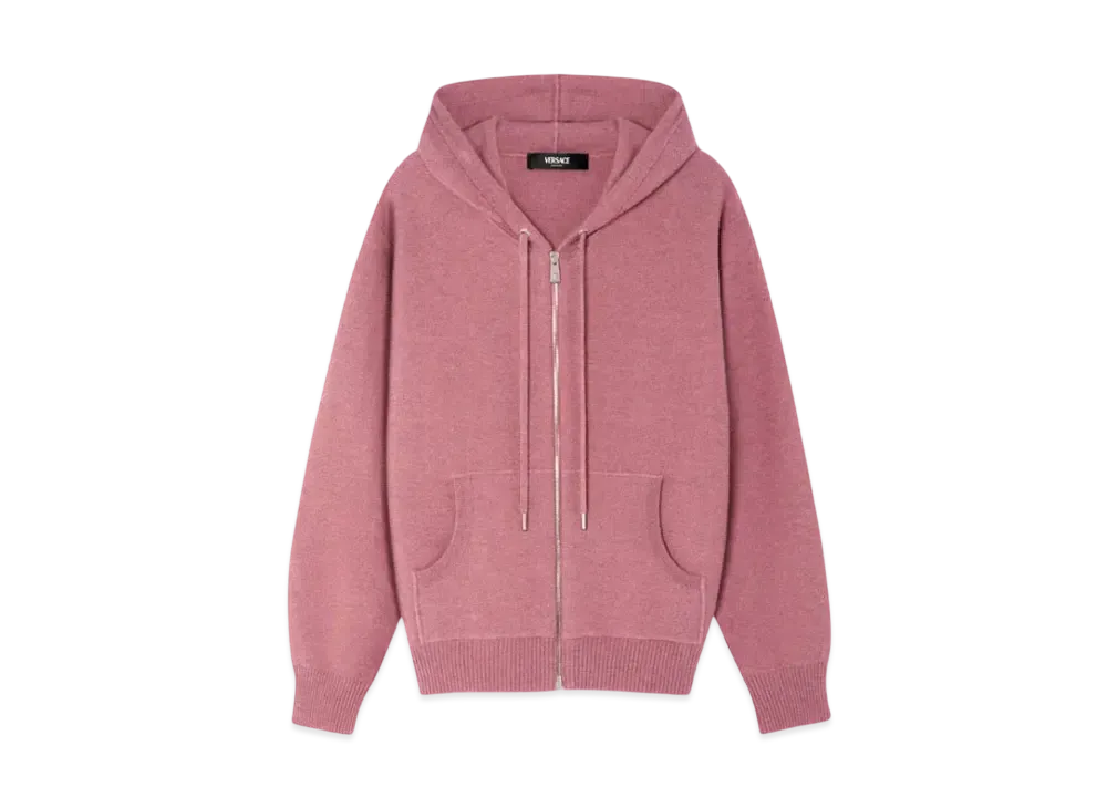 Versace Medusa Towel Zip Hoodie "Pink"