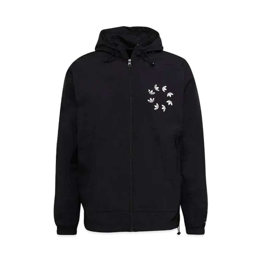ADIDAS ADICOLOR SHATTERED TREFOIL WINDBREAKER "Black/White"