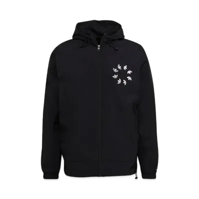 ADIDAS ADICOLOR SHATTERED TREFOIL WINDBREAKER "Black/White"