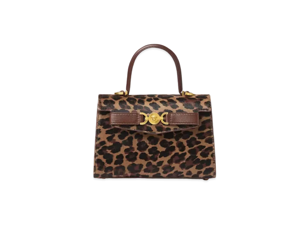 Versace Leopard Medusa '95 Small Handbag "Animalier"