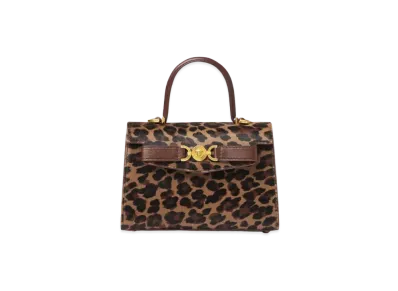 Versace Leopard Medusa '95 Small Handbag "Animalier"