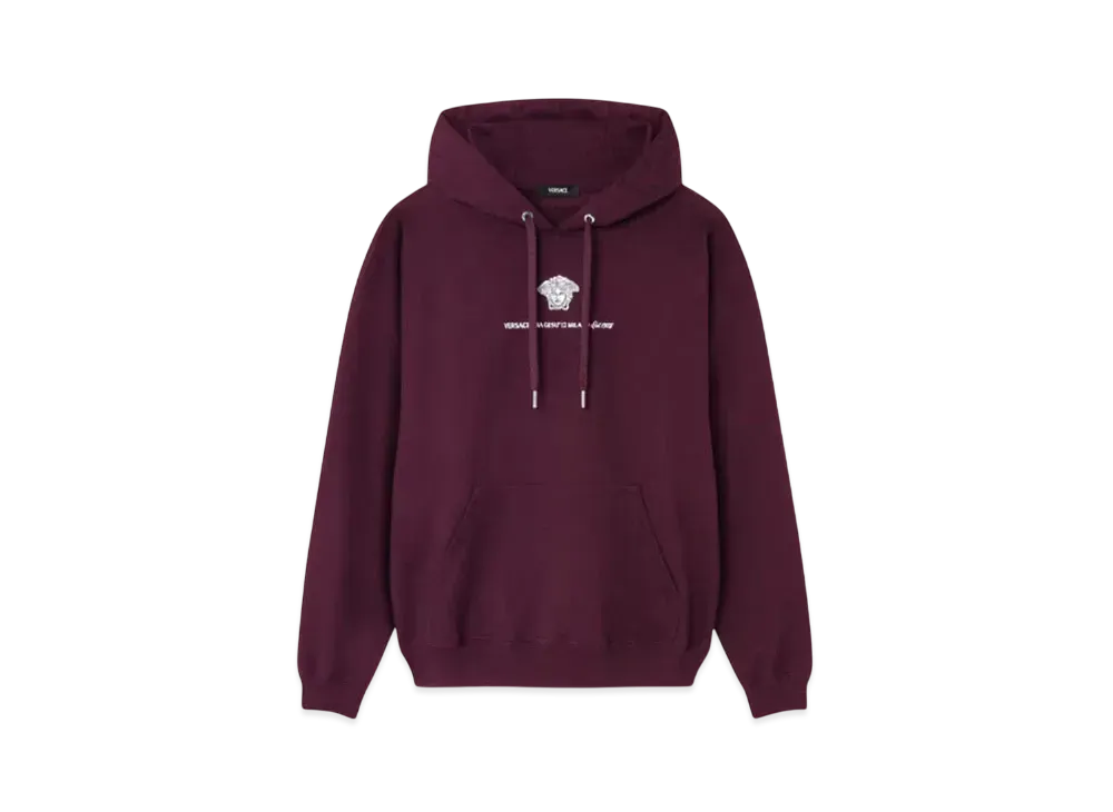 Versace Hoodie Medusa Milan "Burgundy"