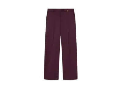 Versace Formal Wool Pants "Burgundy"