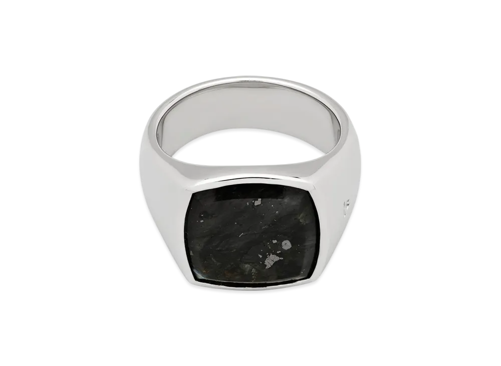 TOMWOOD Cushion Black Larvikite "Black"