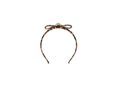 Versace Leopard Gianni Ribbon Headband "Animalier"