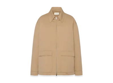 The Row Women's Aurelius Cotton and Cashmere Jacket "Sand"