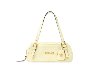 Versace Tag Bowling Shoulder Bag "Yellow"