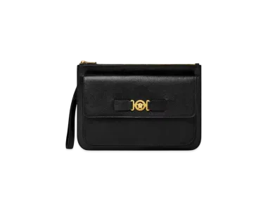 Versace Medusa Biggie Large Pouch "Black/Gold"