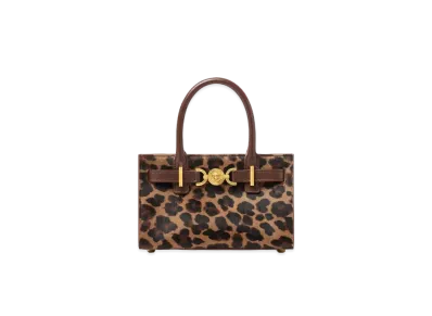 Versace Leopard Medusa '95 Mini Tote Bag "Animalier"