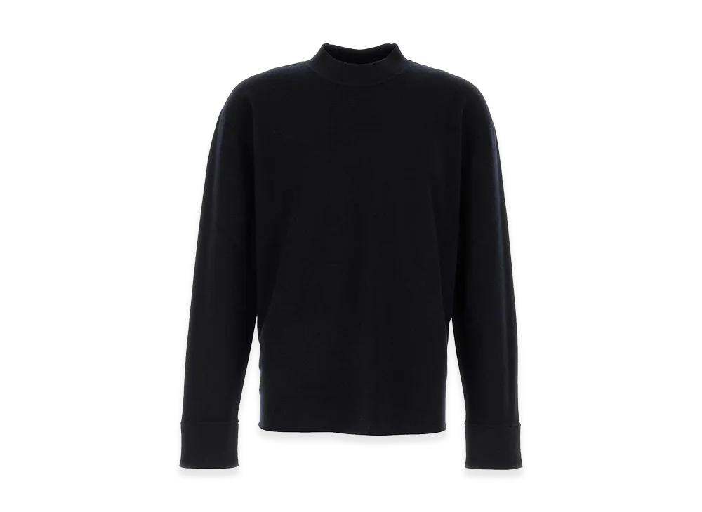 The Row Stretch Cashmere Blend Hermann Sweater "Midnight Blue"