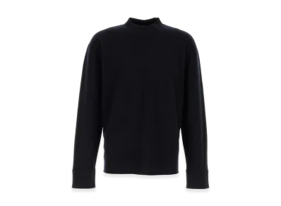 The Row Stretch Cashmere Blend Hermann Sweater "Midnight Blue"