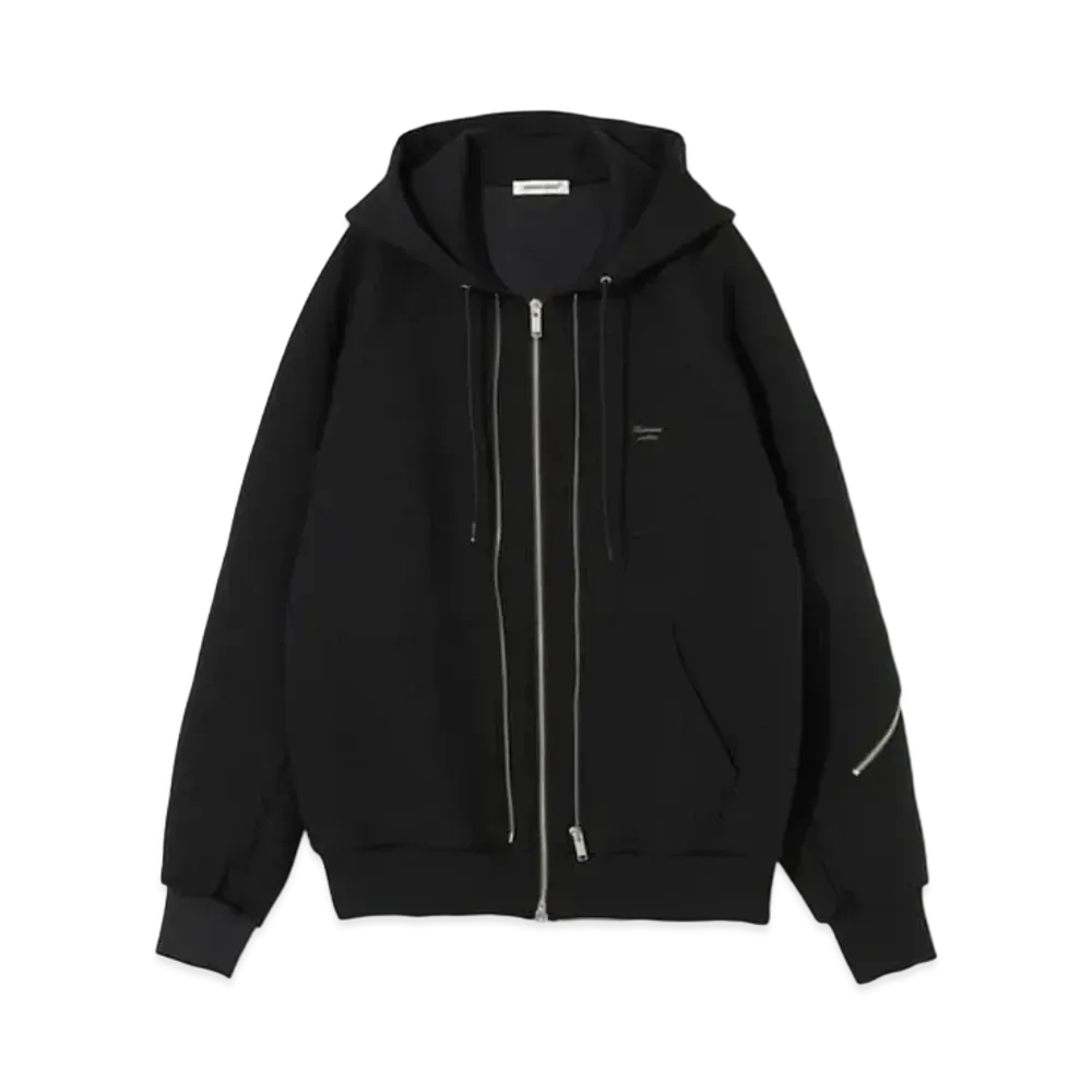 UNDERCOVER Double Zip Up Hoodie "Black"