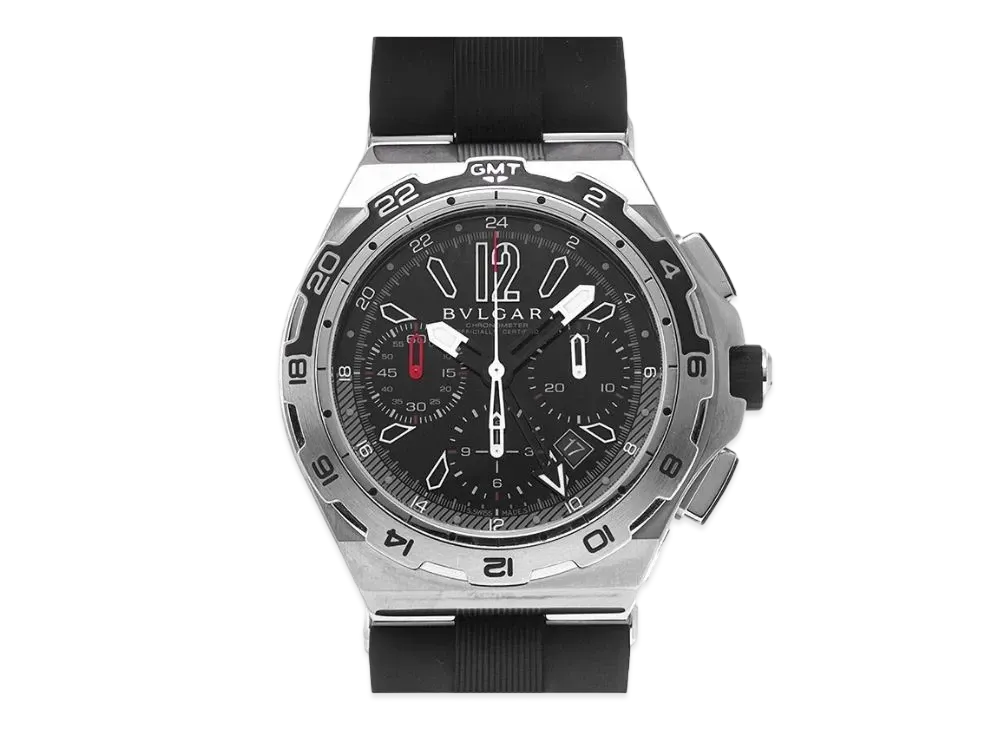 BVLGARI Diagono X-PRO "Black/Stainless Steel/Rubber"