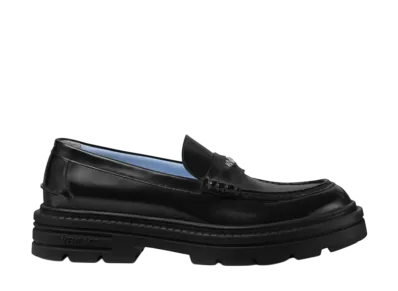 Versace Adriano Loafers "Black/Silver"