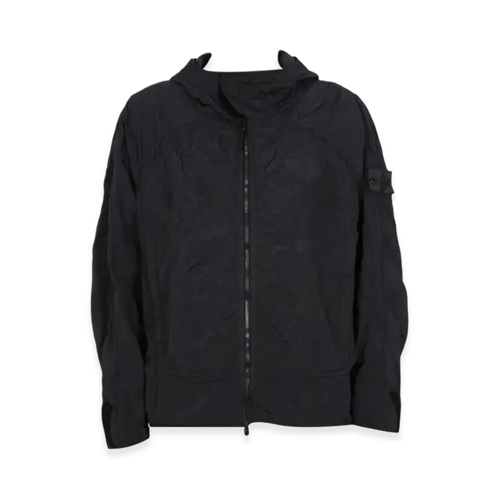 Stone Island Shadow Project 40426 Nylon Metal In Econyl Regenerated Nylon with Waffle Print Effect TC Short Parka - 23SS "Black"