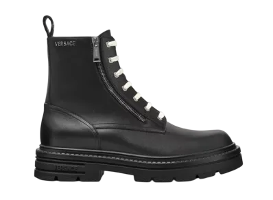 Versace Adriano Lace-Up Boots "Black"