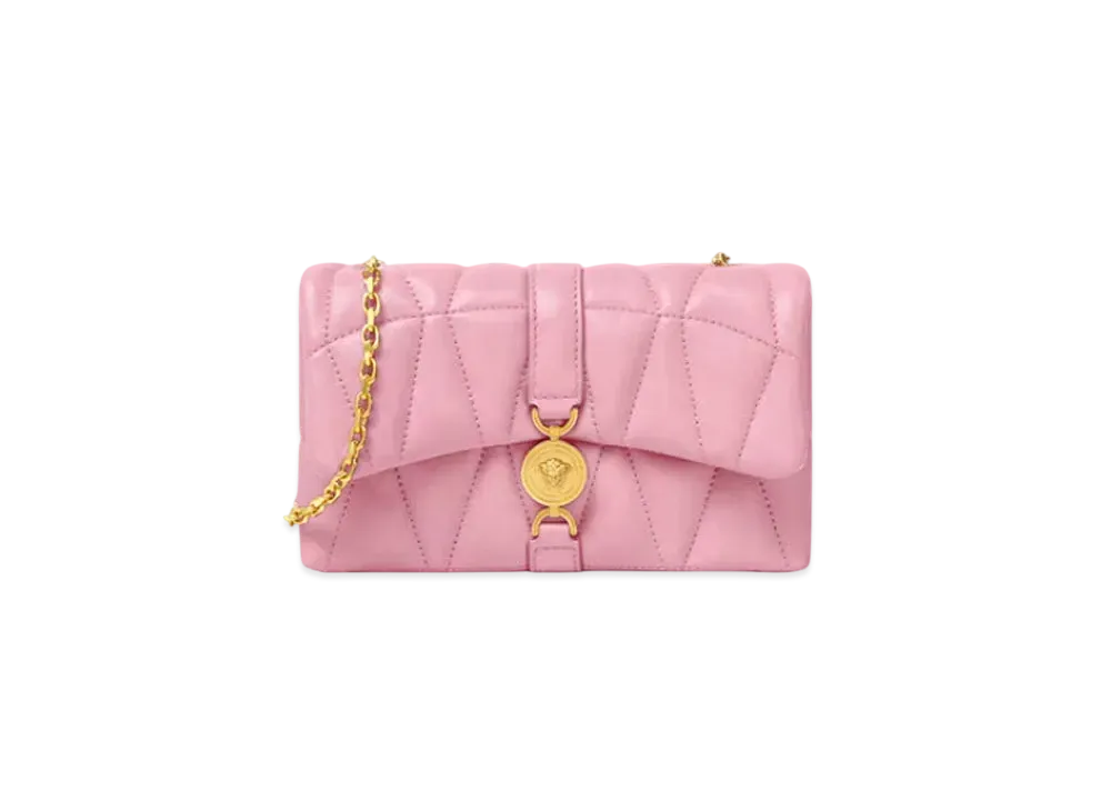 Versace Kleio Quilted Mini Bag "Pink"