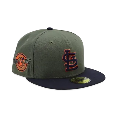 NEW ERA x THE CAP Mods Anthem Pack 59FIFTY STLCARCO "Olive/Navy"