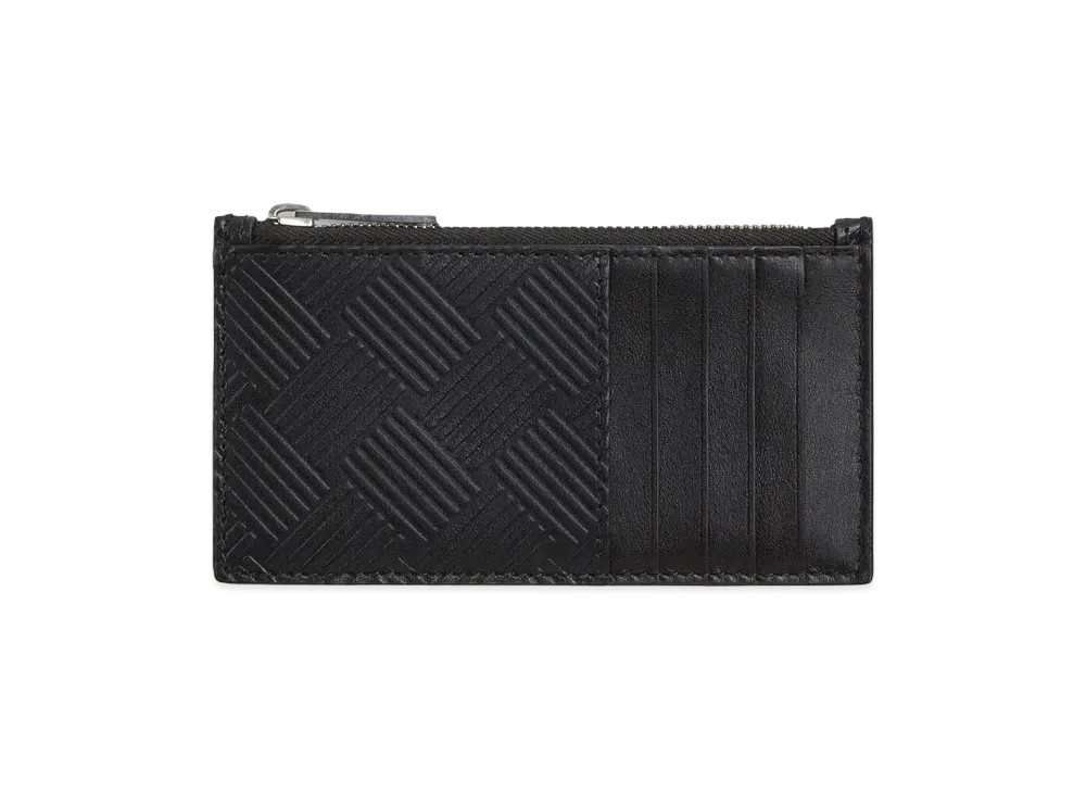 Bottega Veneta Zipped Card Holder "Black"