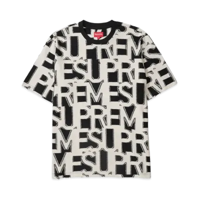 Supreme Spellout S/S Top "Black"