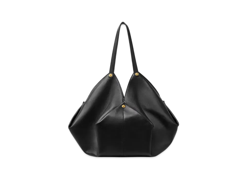 Versace Protea Large Shoulder Bag "Black/Gold"