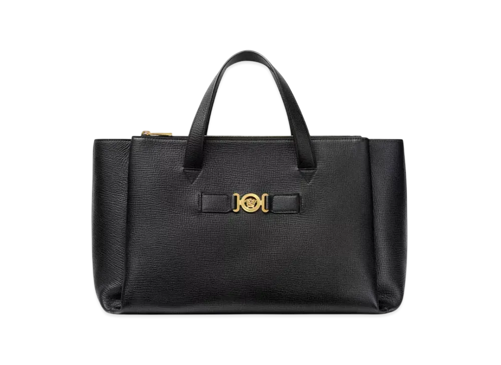 Versace Medusa Biggie Tote Bag "Black/Gold"
