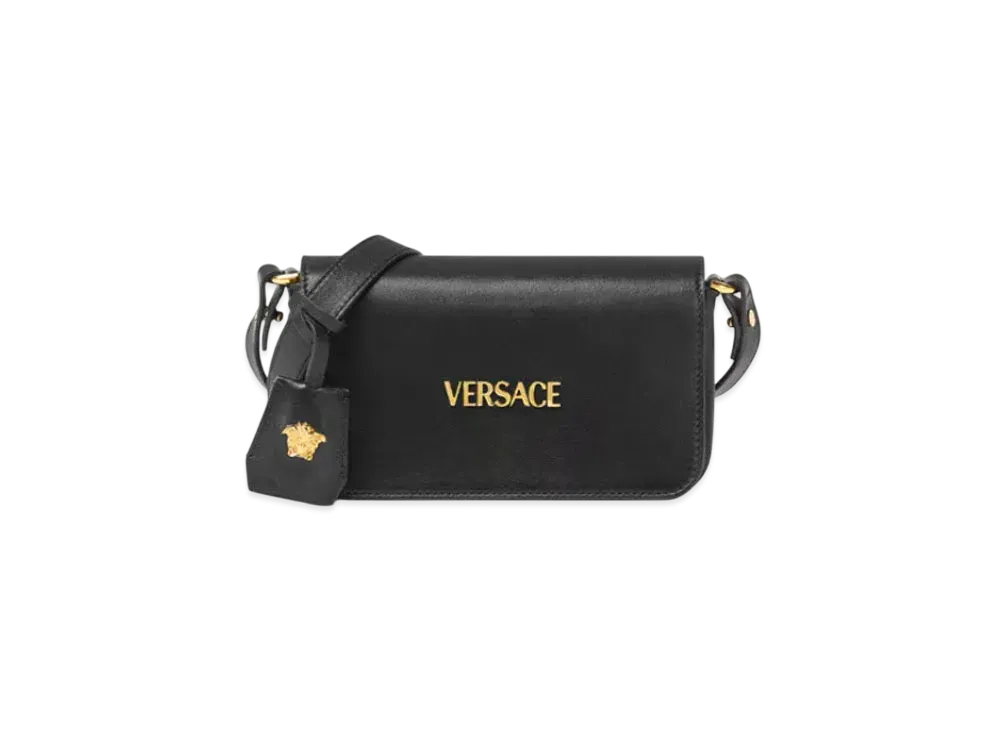 Versace Tag Mini Bag "Black/Gold"
