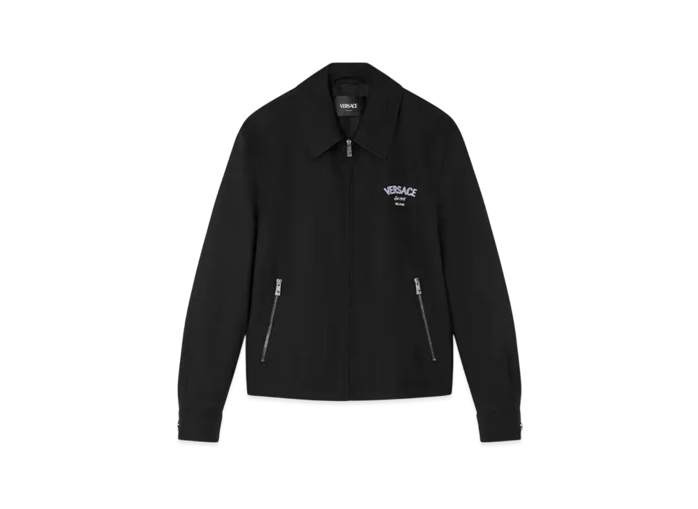 Versace Medusa Gallery Wool Blouson Jacket "Black"