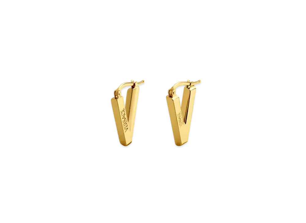 Versace V2025 Chain Earrings "Bright Gold"