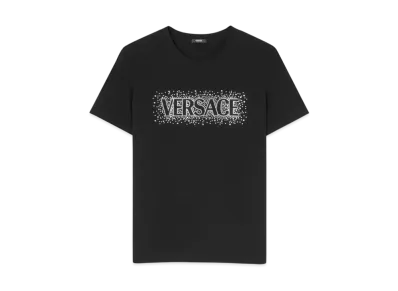 Versace Cielo Stellato Logo Slim-Fit T-Shirt "Black"
