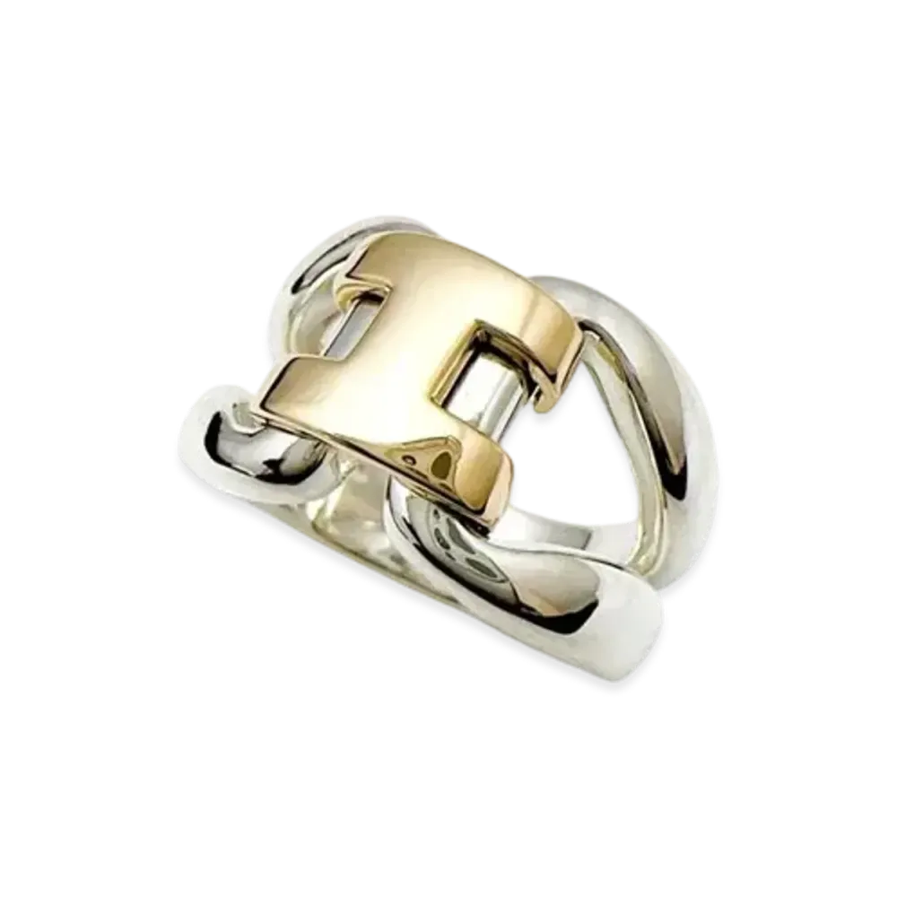 Hermes History Ring "Silver/Gold"
