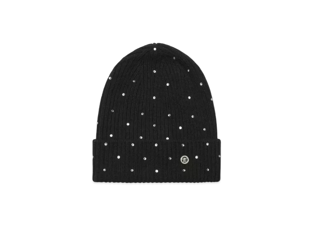 Versace Cielo Stellato Knit Beanie "Black"