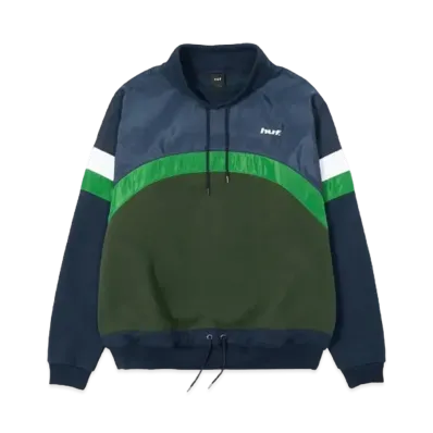 HUF Fall 24 Continual Mock Fleece "Navy"
