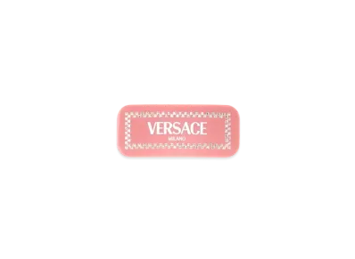 Versace Left Crystal Versace Milano Hair Clip "Black/White"