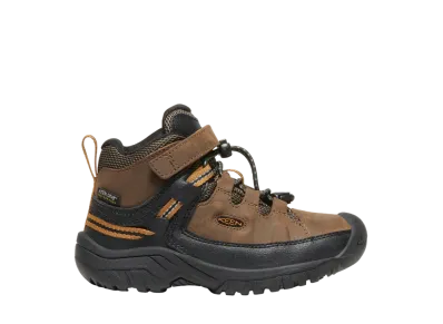 KEEN Little Kids Targhee Mid "Dark Earth/Golden Brown"