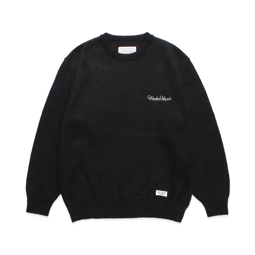 WACKO MARIA Mohair Knit Sweater "Black"