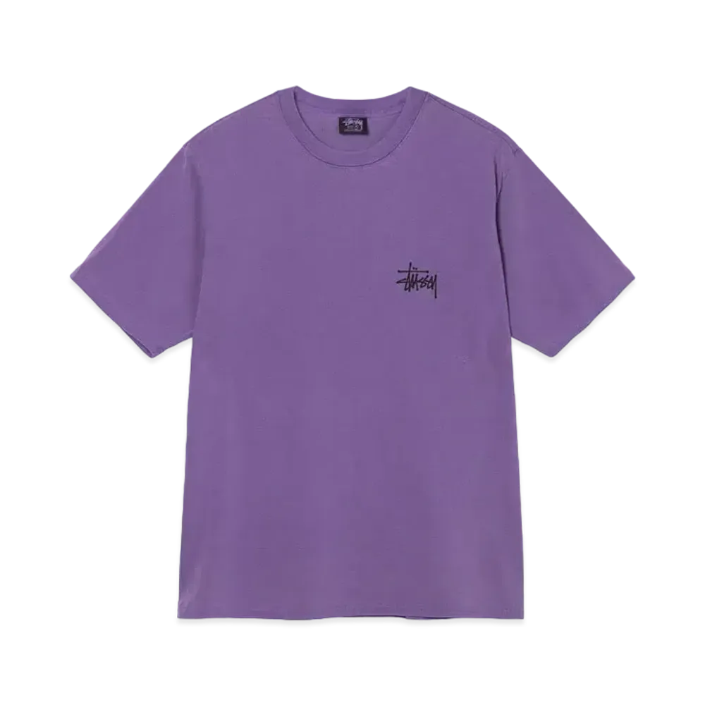 Stussy SKULL WINGS PIGMENT DYED TEE "Purple"