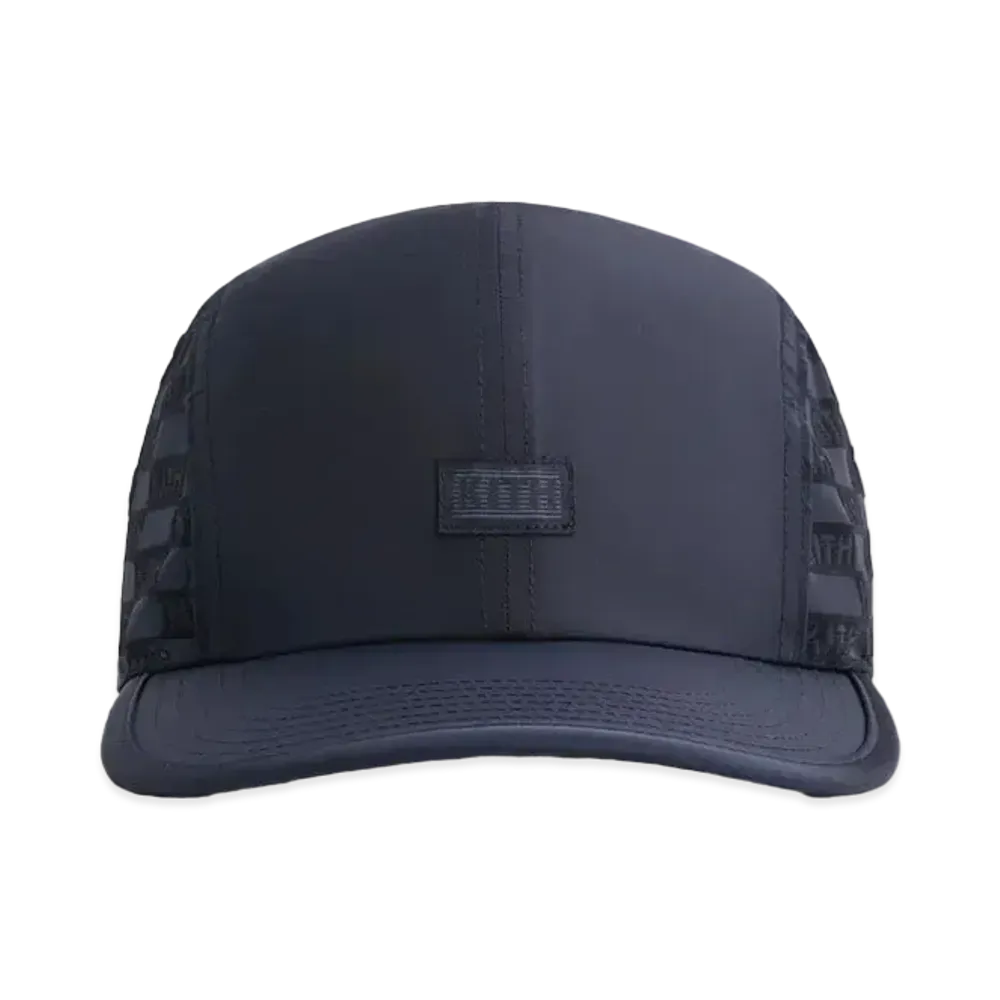 Kith Flocked Monogram Griffey Camper Cap "Nocturnal"