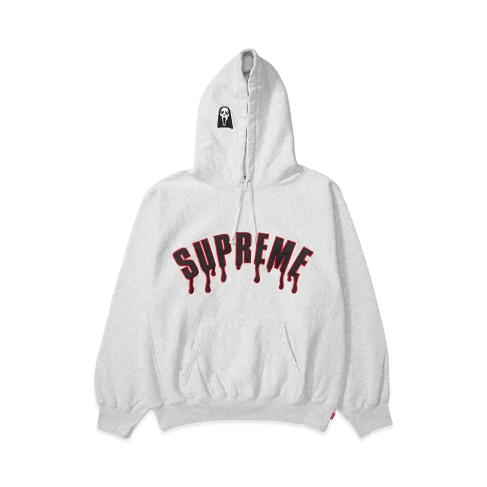 Supreme Ghostface Arc Hooded Sweatshirt "Ash Grey"