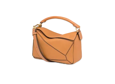 LOEWE Small Puzzle Bag In Soft Grained Calfskin "Light Caramel"