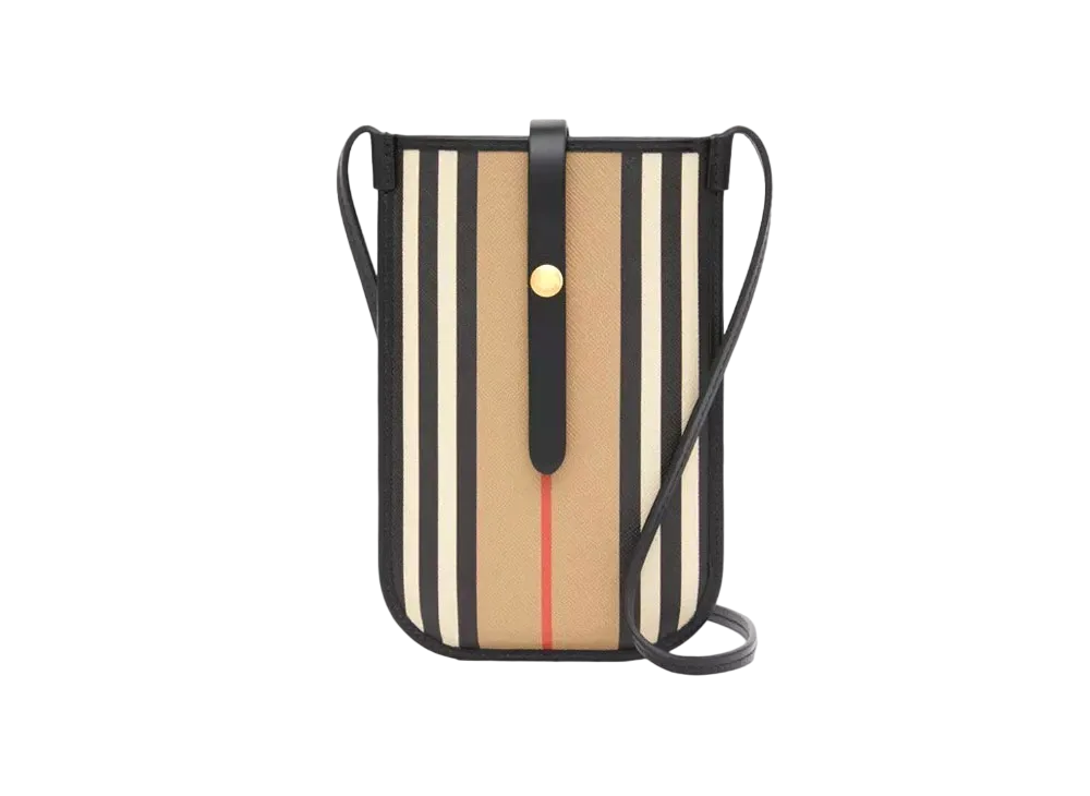 Burberry Icon Stripe An Phone Case With Strap "Archive Beige"